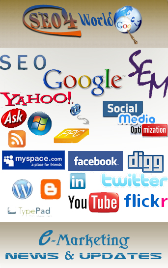 SEO, SEM, SMM, SMO, PPC, Adwords, Adsense, Google, Yahoo, Bing News & Updates