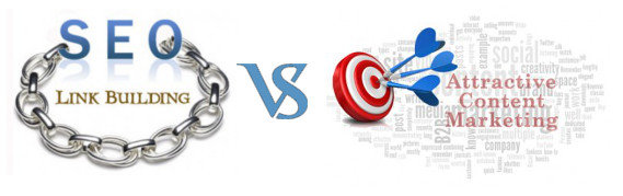 Seo Link Building vs Attractive Content Marketing